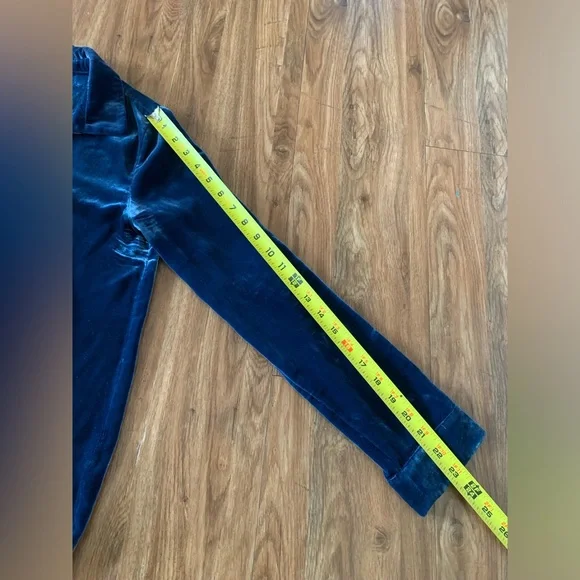 Sundance Silk Blend Velvet Nuance Top Blouse Shirt Long Sleeve XS - Picture 6 of 8